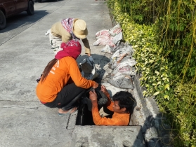 งานลอกท่อระบายน้ำ