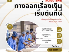 บริการสินเชื่อเพื่อธุรกิจsme