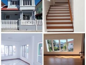 ขายด่วน! บ้านแฝด 2 ชั้น 3 ห้องนอน 2 ห้องน้ำ เนื้อที่ 35 ตรว.