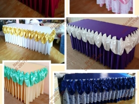 ผ้าคลุมโต๊ะเก้าอี้จัดเลี้ยง ห้องประชุม ฯลฯ ราคาส่ง ส่งทั่วไทย