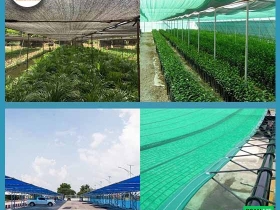 ตาข่ายกรองแสง เม็ดพลาสติก สแลนเกรดA สีดำ เขียว ฟ้า เงิน สแลนกันแด